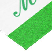 Der Weihnachtsschneemann Glittery - Tischdecke (Schrägansicht)