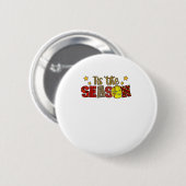 Der WeihnachtsSoftball-Softball-Spieler der Saison Button (Vorne & Hinten)
