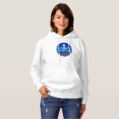 Der Weihnachtsstar Hoodie (Vorne ganz)