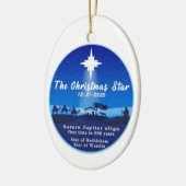 Der Weihnachtsstar Keramik Ornament (Links)