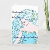 Der Weihnachtsstern Feiertagskarte (Rückseite)