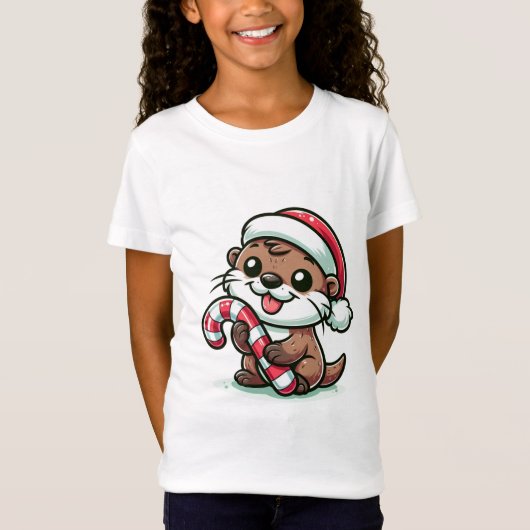 Der Weihnachtstotter-Cartoon T-Shirt (Vorderseite)