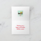 Der Weihnachtszug Karte (Innenseite)