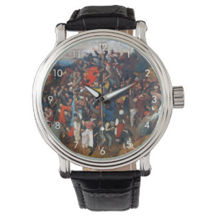 Der Wein am Tag des Heiligen Martin, Pieter Bruege Armbanduhr