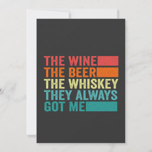 Der Wein Das Bier Der Whisky Sie Bekamen Mich Imme Einladung
