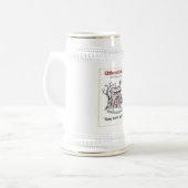Der Wein des armen Mannes Bierglas (Vorderseite Links)