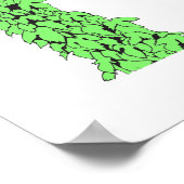 Der Wein gibt Poster (Ecke)