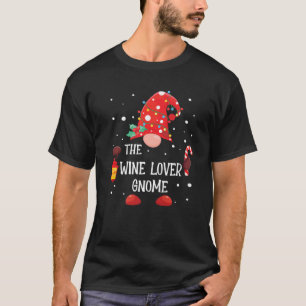 Der Wein Lover Gnome Matching Familie Weihnachten  T-Shirt