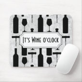Der Wein O' Clock Mousepad (Mit Mouse)