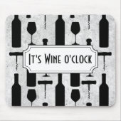 Der Wein O' Clock Mousepad (Vorne)