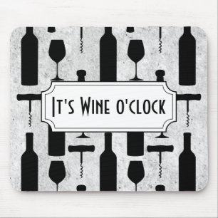 Der Wein O' Clock Mousepad
