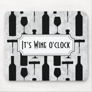Der Wein O' Clock Mousepad