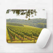 Der Weinberg und ein Tal mit Wald - Mousepad (Mit Mouse)