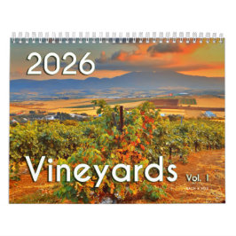Der Weinbergkalender 2026 - Weinberge, Band 1 Kalender