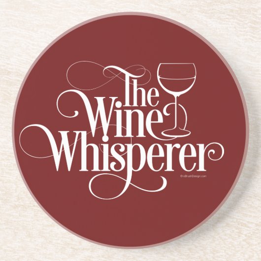 Der Weinflüster Getränkeuntersetzer (Vorne)