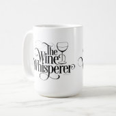 Der Weinflüster Kaffeetasse (Vorderseite Links)