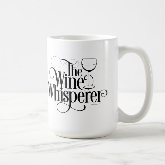 Der Weinflüster Kaffeetasse (Rechts)