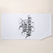 Der Weinflüster Strandtuch (Vorderseite)