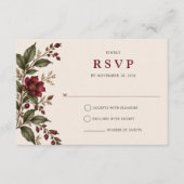 Der Weingarten RSVP Karte (Vorderseite)
