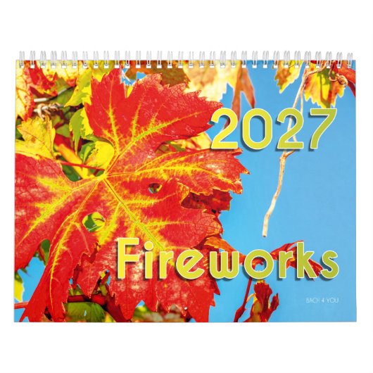 Der Weinkalender 2026 - Feuerwerk Kalender (Titelbild)