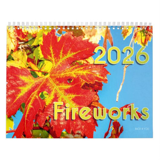 Der Weinkalender 2026 - Feuerwerk Kalender (Titelbild)