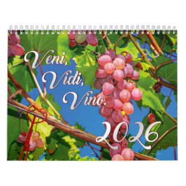 Der Weinkalender 2026 - Veni, Vidi, Vino Kalender