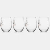 Der Weinkeller Club mit Personalisierten Namen Weinglas Ohne Stiel (Links)