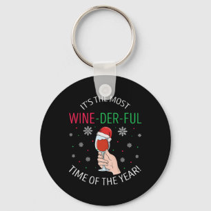 Der weinreichste Weihnachtsfest in der Weihnachtsz Schlüsselanhänger