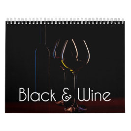 Der Weinwall Kalender - Schwarz & Wein