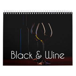 Der Weinwall Kalender - Schwarz & Wein
