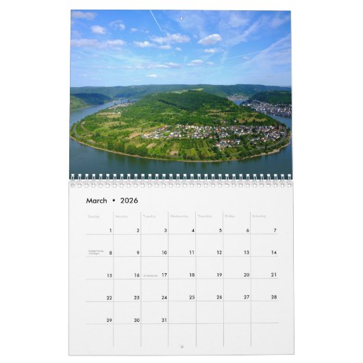 Der Weinwall-Kalender - Weinberge, Vol.1 Kalender (Mär 2026)