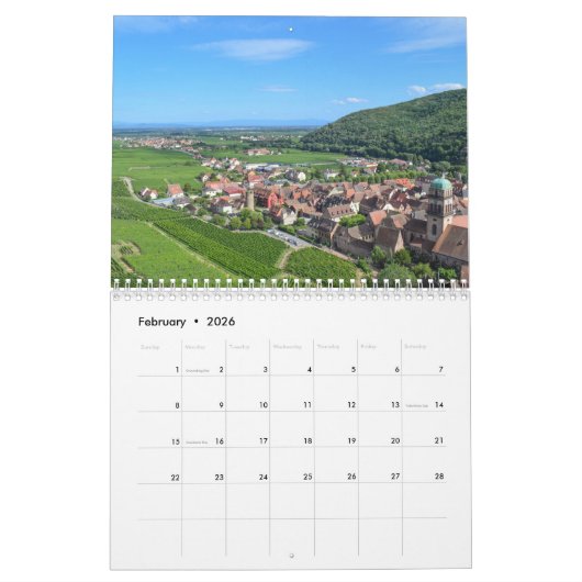 Der Weinwall-Kalender - Weinberge, Vol.1 Kalender (Feb 2026)