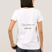 Der Weise Wanderfrosch mit Laternen-Illustration T-Shirt (Rückseite)