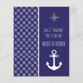 Der weiße Anker wird meine Trauzeugin sein (Vorderseite)