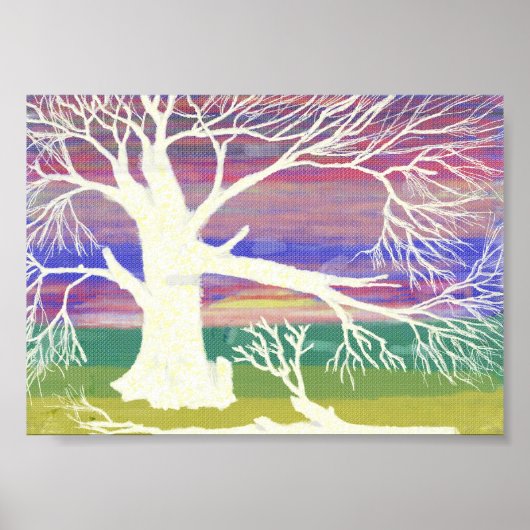 der weiße Baum Poster (Vorne)