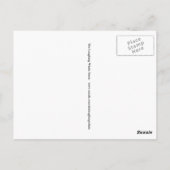 Der weiße Elefant Postkarte (Rückseite)