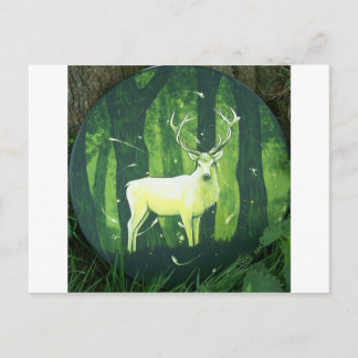 Der weiße Hart Postkarte