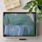 Der weiße Heron von Joseph Stella Seidenpapier (Geschenk)