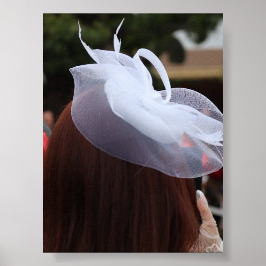 Der weiße Hut Poster (Vorne)