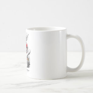 Der weiße Kaninchen Kaffeetasse