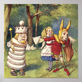 Der weiße König und sein Gesandter Poster