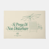 Der weiße Lotus stört nicht Fußmatte (Vorderseite)