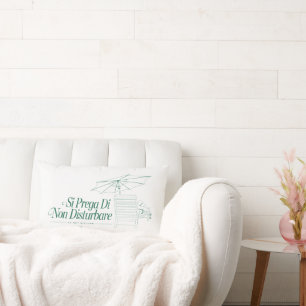 Der weiße Lotus stört nicht Lendenkissen