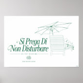 Der weiße Lotus stört nicht Poster (Vorne)