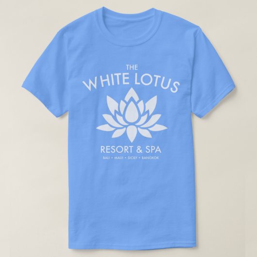 Der weiße Lotus T-Shirt (Design vorne)