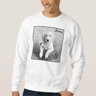 Der weiße Penny im Reifen-Sweatshirt Sweatshirt