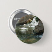Der weiße Schwan Button (Vorne & Hinten)
