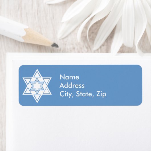 Der weiße Star von David (Insitu)