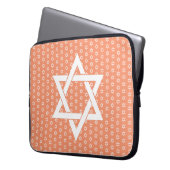 Der weiße Star von David Seamless Laptopschutzhülle (Vorderseite Links)