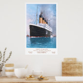 Der weiße Stern Poster (Küche)